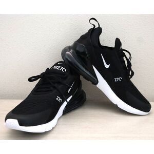 Nike AH6789-001 Women's Sz 11.5 Black/White Air Max 270 Shoes
